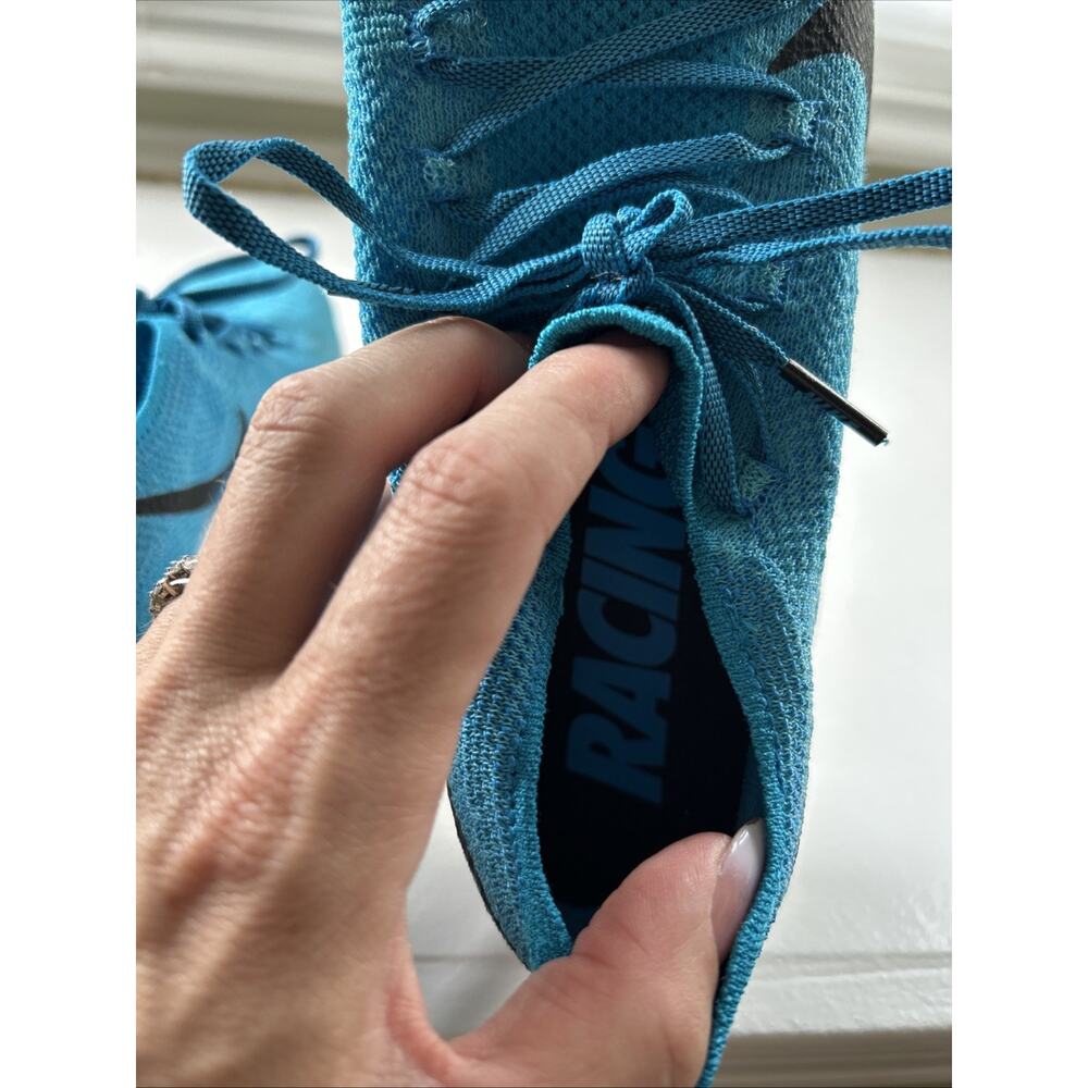 Nike Zoom Fly Flyknit Blue Orbit Sz 8 Mens carbon fiber plate running Shoe EUC - Picture 9 of 9